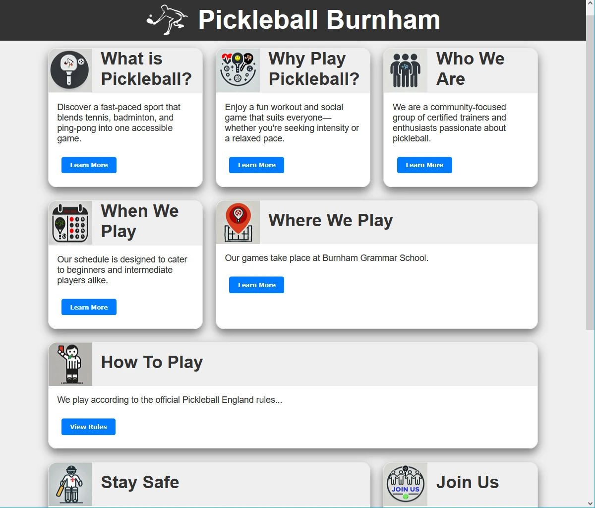 Card-Based/Grid Design Screenshot